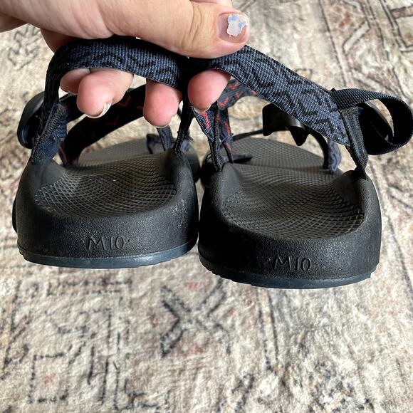 Chaco Z1 Sandal Single Strap Strappy Hiking Outdoor Sandals Gray Black Men\'s 10 main image 5